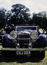 35mm Kodachrome Slide - Classic Car At A Bristol Car Show In Early 80’s Alvis