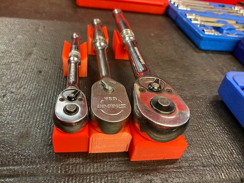 Flat magnetic ratchet holder - flat,