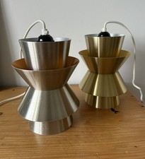 Pair of  Carl Thore Swedish Pendant Lights  1970s 80s Vintage