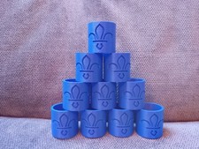 10 x UK Scouting Plastic blue
