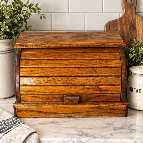 Vintage wood roll top - roll,