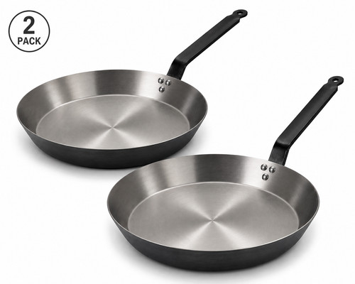 Black iron pizza pan - iron, frying