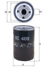 KNECHT OC 469 Oil Filter for AUDI,MG,ROVER