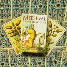 Medieval Fortune Telling Cards Lo Scarabeo Old Cartomancy Playing Cards NEW