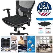 Compact Black Chair Cushion -