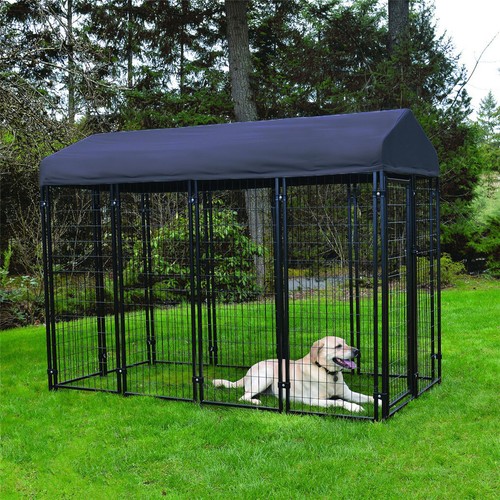 Xxl outdoor dog kennel - walk, in