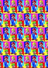 Mario Gift Wrap   Mario