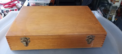 Vintage cheney wooden slide - wooden,