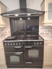 Rangemaster Classic 110cm Gas Black And Chrome