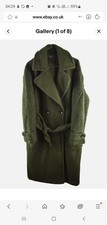 NEXT Emma Willis Green Long Coat size Uk 14 Womens Overcoat Casual Outdoors