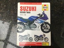 SUZUKI GS500E Twin 1989 to 2008 SERVICE REPAIR MANUAL BY HAYNES
