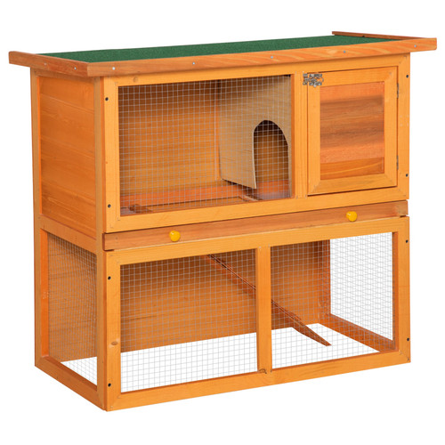 Tier rabbit hutch - hutch, small