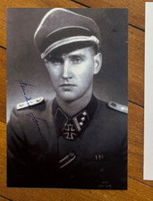 Heinrich Sonne - Knights Cross Holder - signed photo