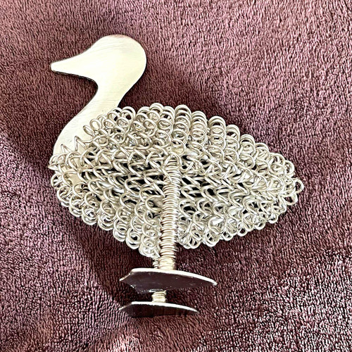 Silver nickel wiggle - nickel, wire