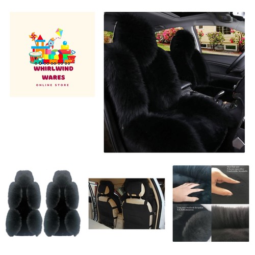 Pair genuine sheepskin car - pair, 50%