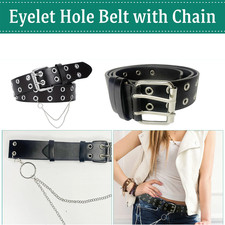 Black Double Grommet PU