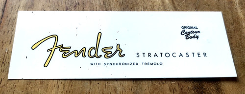 1954 fender stratocaster - 1954/60,