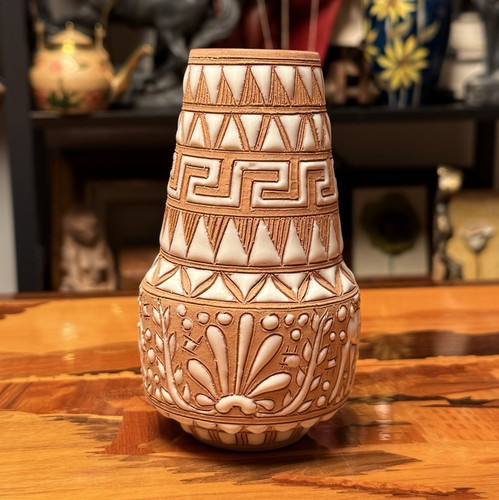 Vintage carved ceramic - vintage,