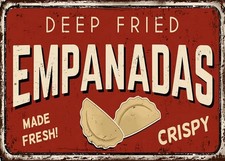 Vintage Metal Sign Deep Fried