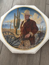 John Wayne, Champion Of The West Collectors Plate Limited Edition Franklin Mint