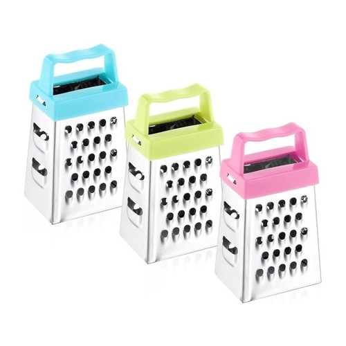 Hand held cheese grater with - cheese,
