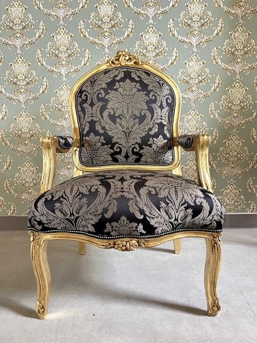 Armchair french louis style - armchair,