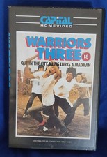 WARRIORS THREE HK KUNG FU VHS