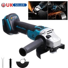 18V 125mm Cordless Brushless Angle Grinder Lithium Cut-Off Tool for Makita UK