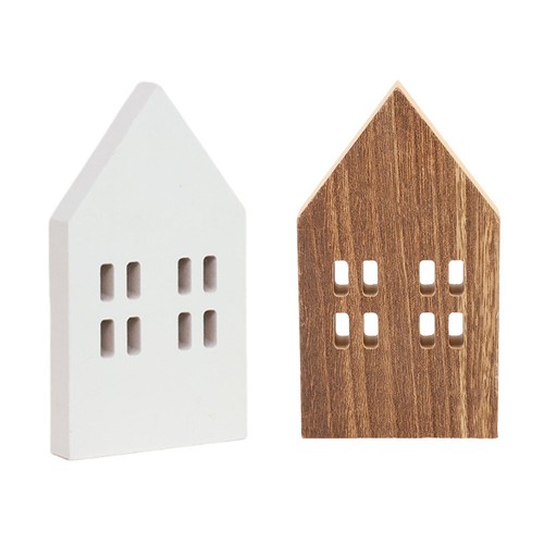 House shaped wooden sign - shaped,
