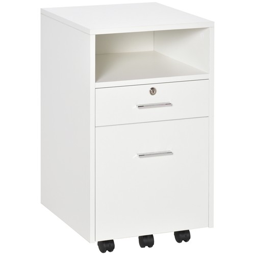 Vinsetto mobile file cabinet - mobile,