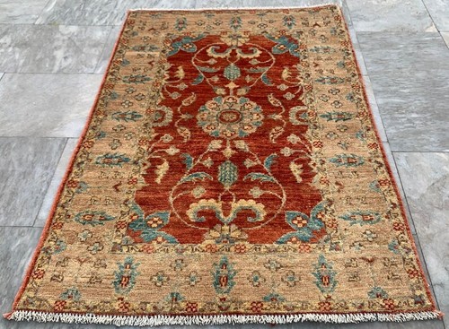 4x3 hand knotted afghan - ft,
