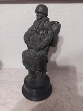 British paratrooper statuette - Cold cast. 9 inches tall. PX4 Parachute CSPEP 