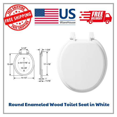 Durable white round front - durable,