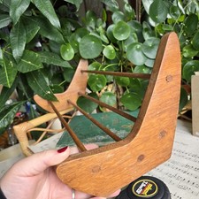 Vintage Wooden Book Trough