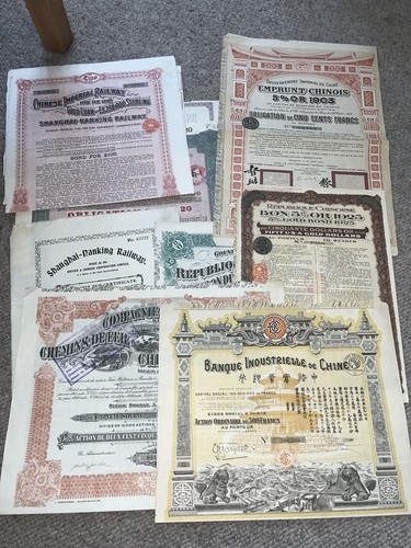 Collection chinese bonds - collection,