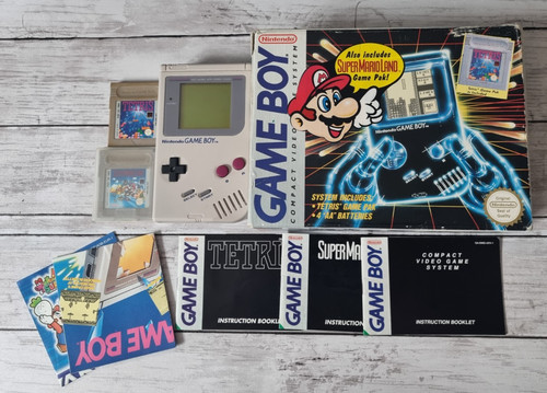Boxed grey original nintendo - boxed,
