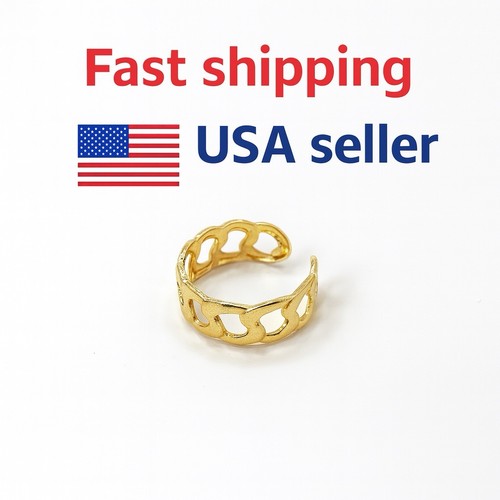Gold tone chain link - tone, style