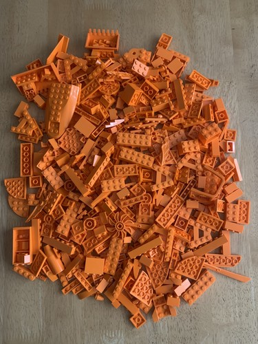 Lego orange 500g - orange, bulk
