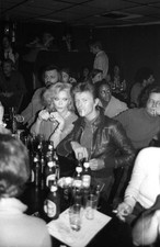 David Bowie Standing At Bar