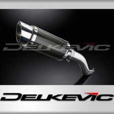 KAWASAKI Z750S Z750 2007-2012 200mm ROUND CARBON  SILENCER EXHAUST KIT