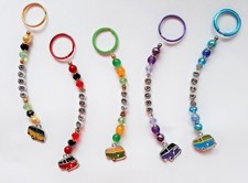 V W Camper Van personalised  keyring / Bag Charm ( you chose the name),5 designs