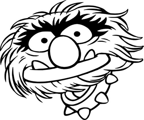 Animal muppet vinyl decal - animal,