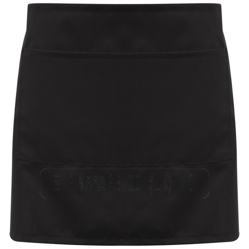 Waiter black white half waist - waiter,