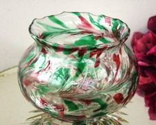Splatter glass bowl End of day