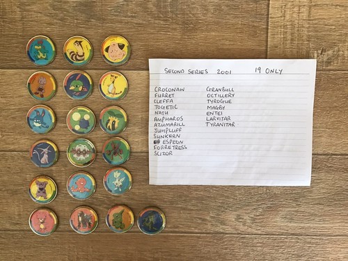 Nintendo pokemon metal coins - pokemon,