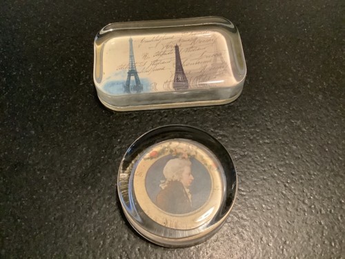 Vintage glass paperweights - vintage,