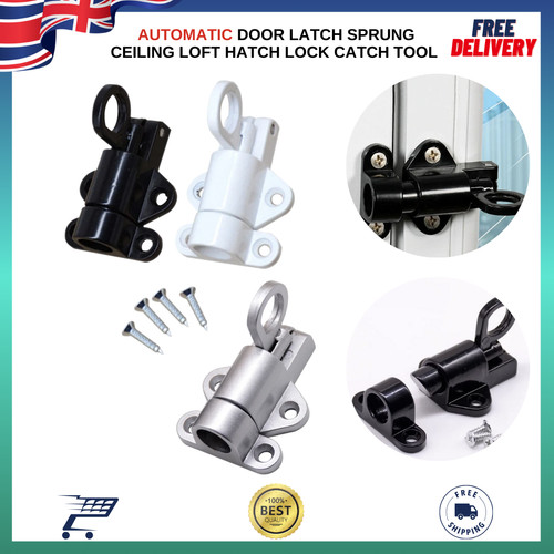 Automatic door latch sprung - automatic,