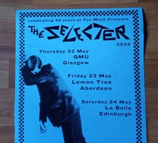 The Selecter ska 2-Tone tour poster 2025 Glasgow gig Edinburgh Aberdeen concert