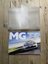 2002-2005 MG TF MGTF OWNERS HANDBOOK MANUAL & WALLET 2003 REF20302