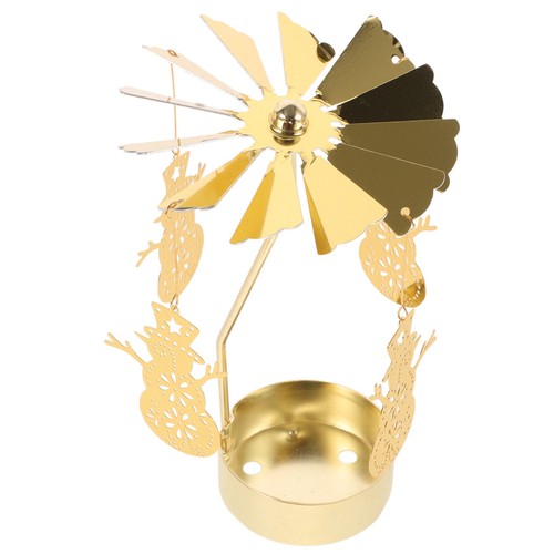 Metal rotating candle holder - metal,